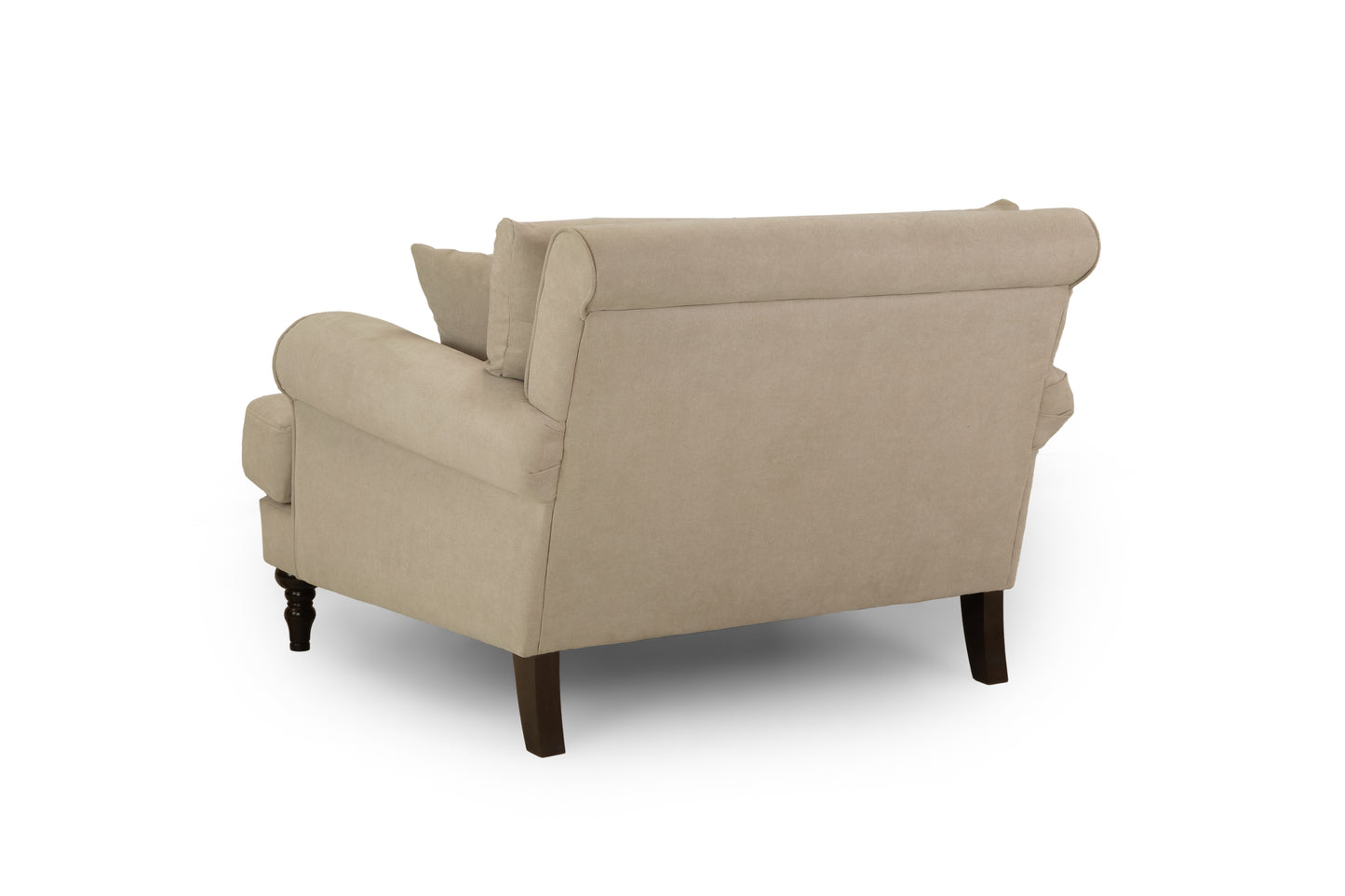 Summer Beige Fabric Armchair