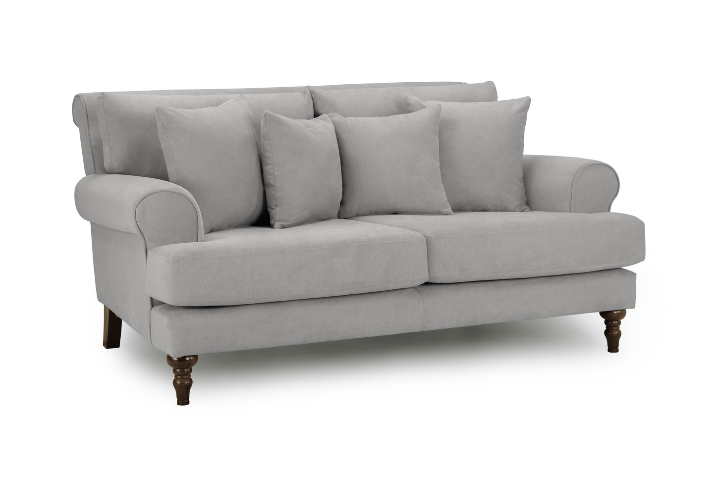 Summer Grey Fabric 2 Seater Sofa