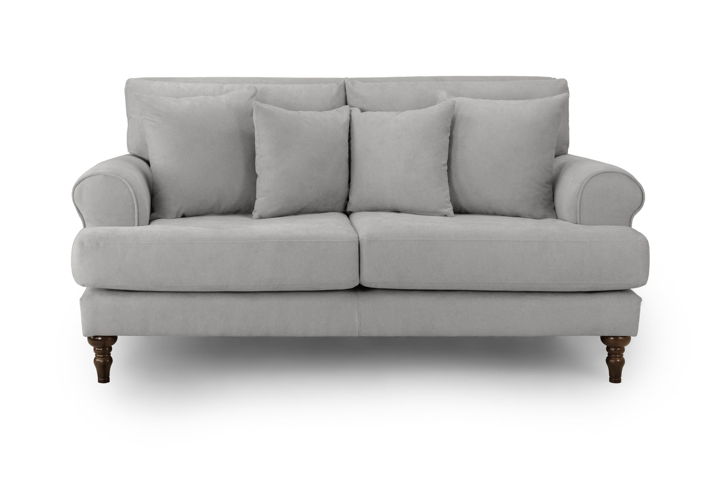 Summer Grey Fabric 2 Seater Sofa