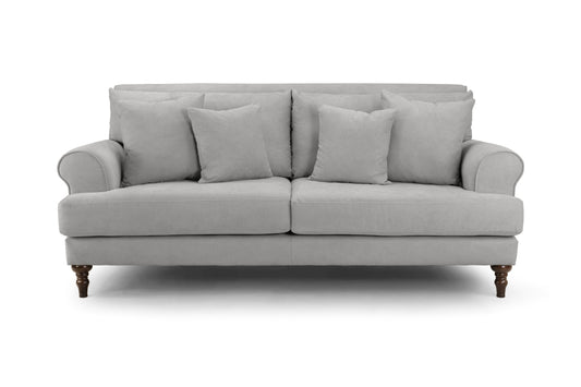 Summer Grey Fabric 3 Seater Sofa