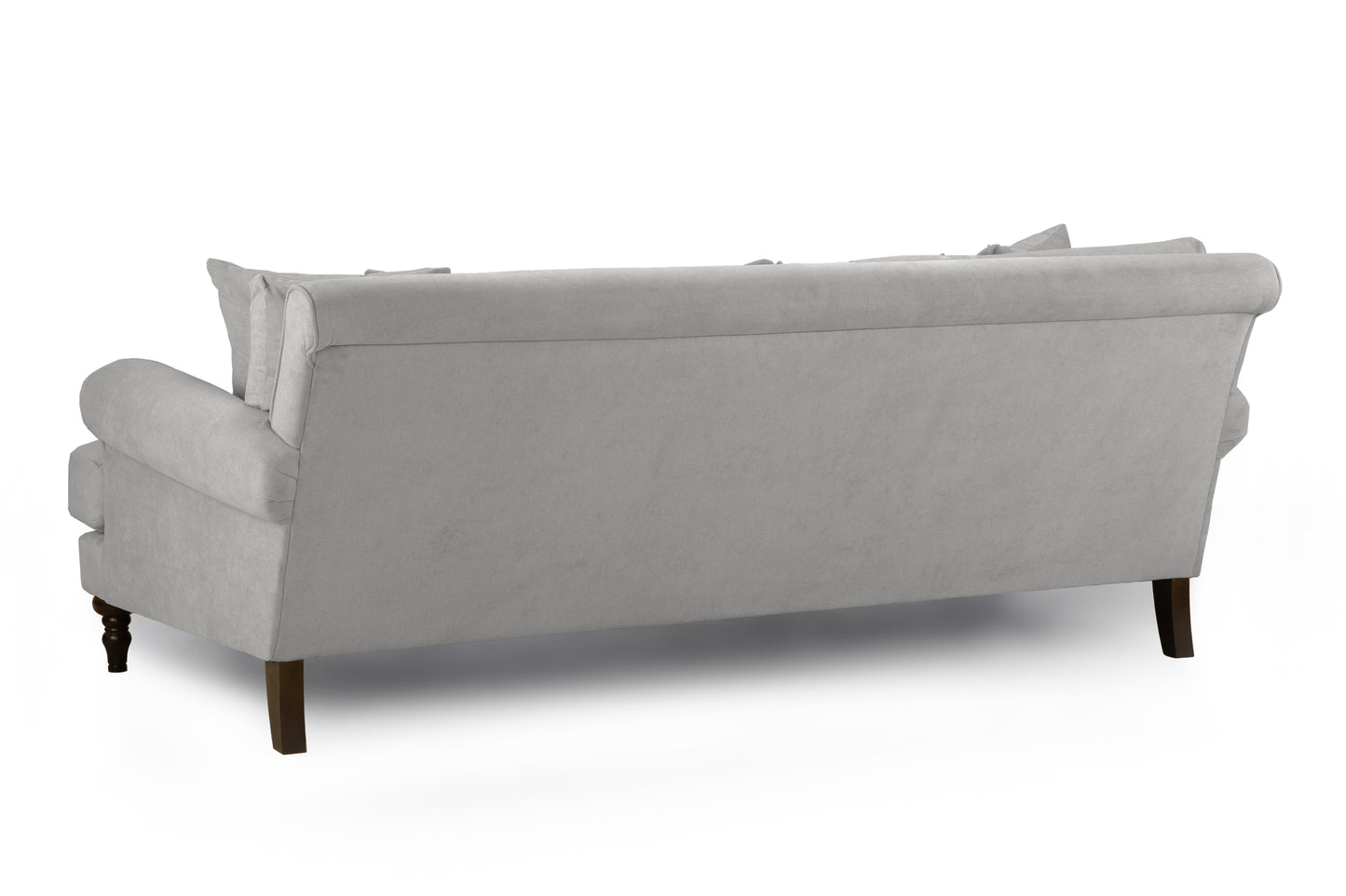 Summer Grey Fabric 4 Seater Sofa