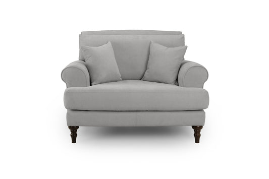 Summer Grey Fabric Armchair