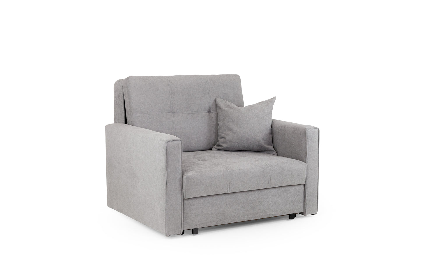Viva Grey Fabric Armchair Sofa Bed