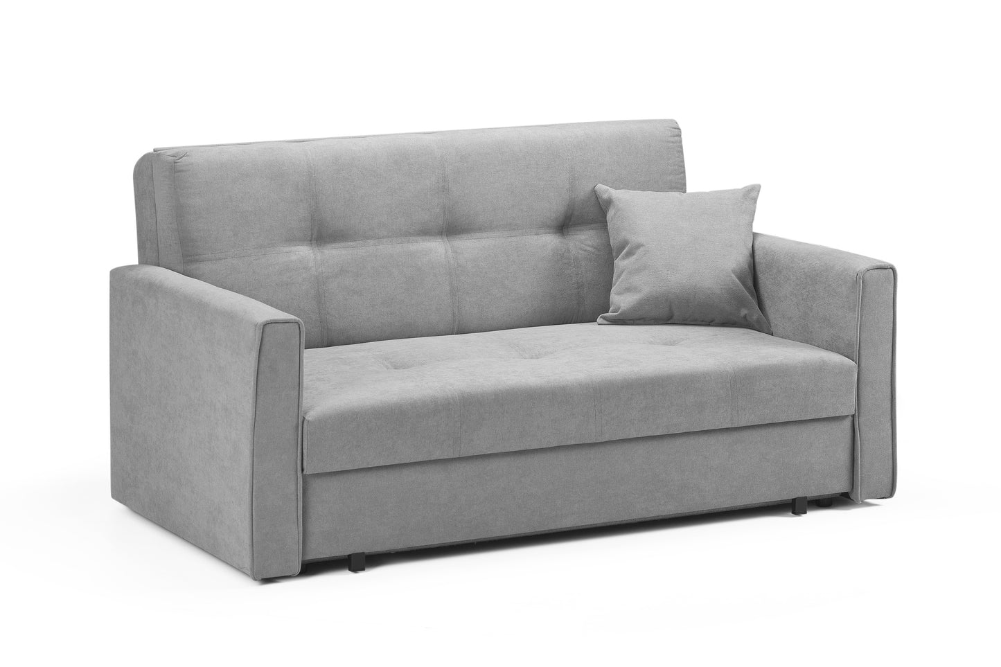 Viva Grey Fabric 2 Seater Sofa Bed