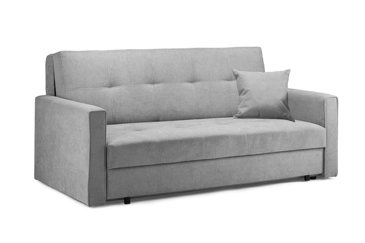 Viva Grey Fabric 3 Seater Sofa Bed