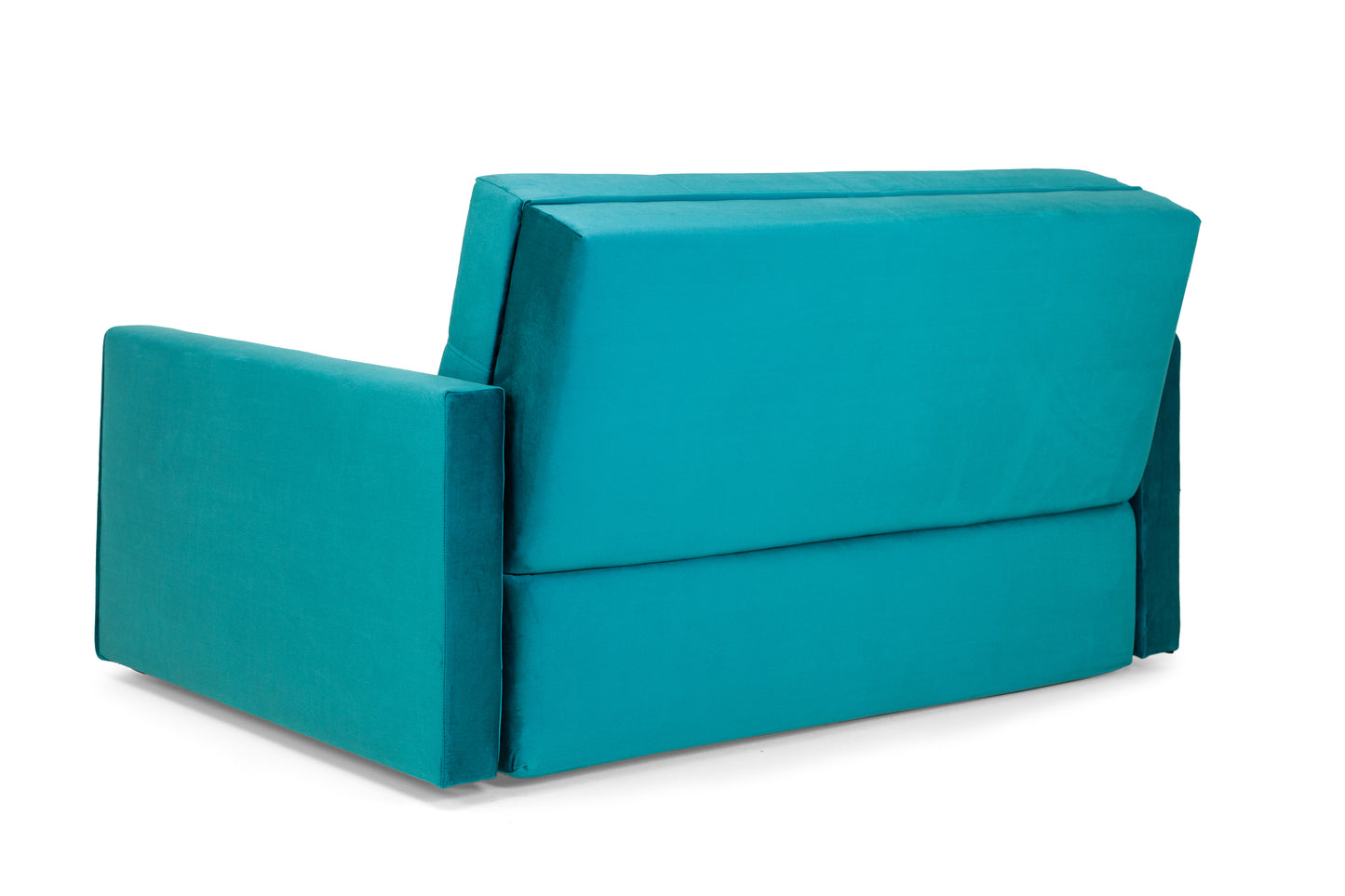 Viva Teal Plush 2 Seater Sofa Bed