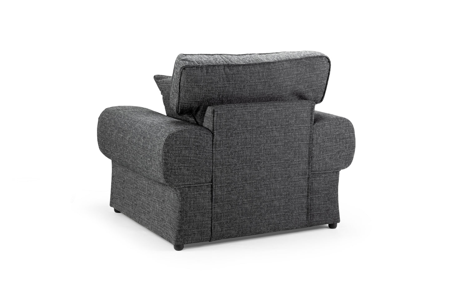 Wilcot Grey Fabric Armchair