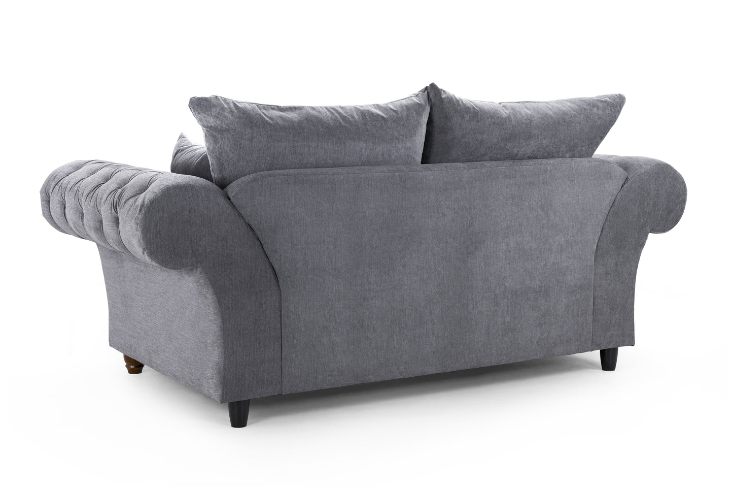 Windsor Grey Fabric 2 Seater Sofa