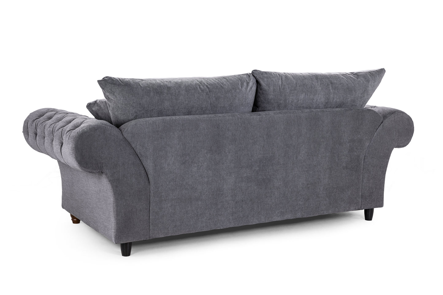 Windsor Grey Fabric 3 Seater Sofa