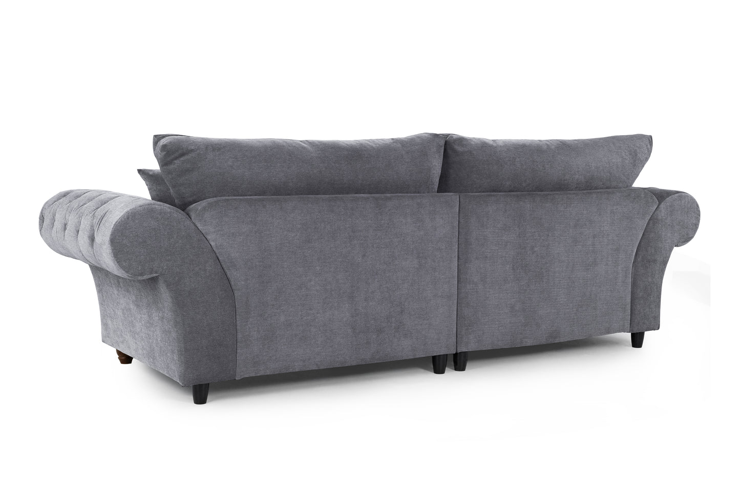 Windsor Grey Fabric 4 Seater Sofa