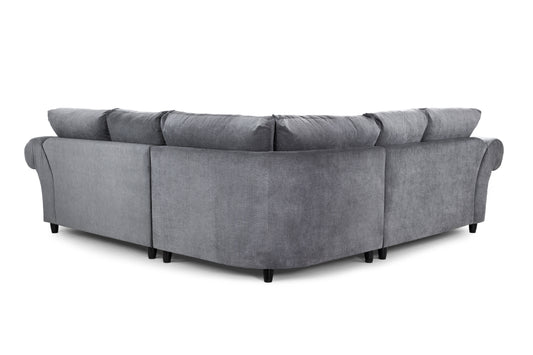 Windsor Large Grey Fabric Corner Sofa
