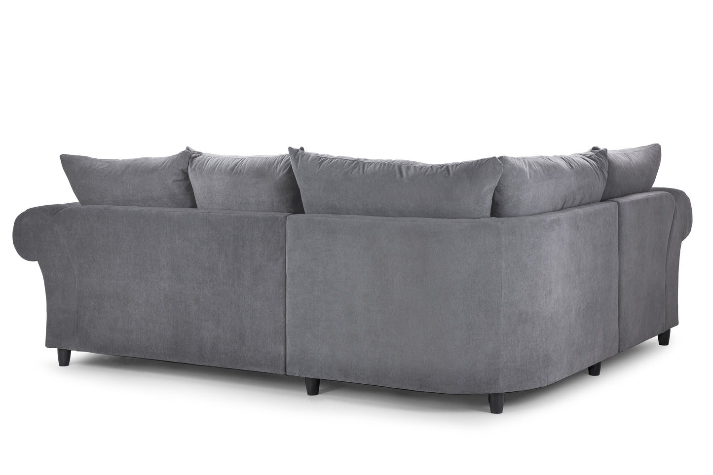Windsor Left Hand Grey Fabric Corner Sofa