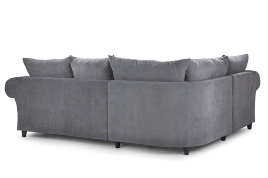 Windsor Left Hand Grey Fabric Corner Sofa