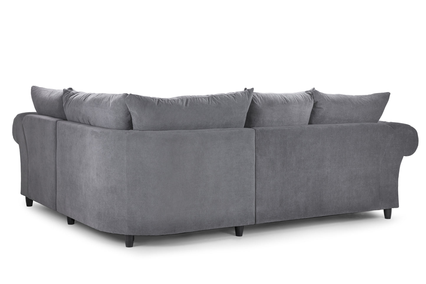 Windsor Right Hand Grey Fabric Corner Sofa