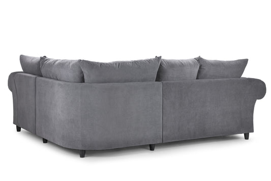 Windsor Right Hand Grey Fabric Corner Sofa