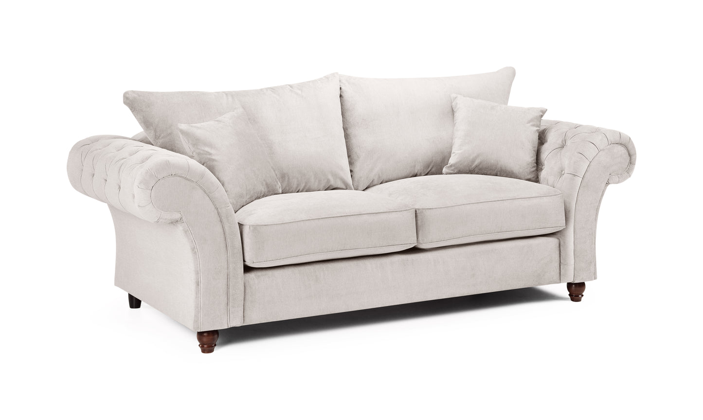 Windsor Stone Fabric 3 Seater Sofa