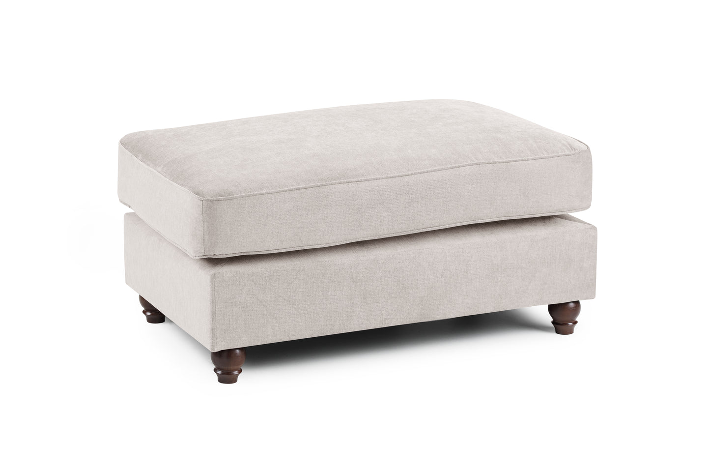Windsor Stone Fabric Footstool