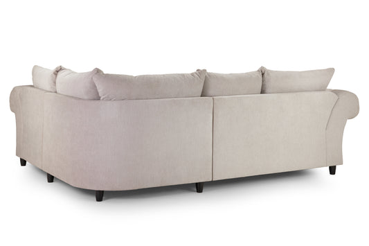 Windsor Right Hand Stone Fabric Corner Sofa