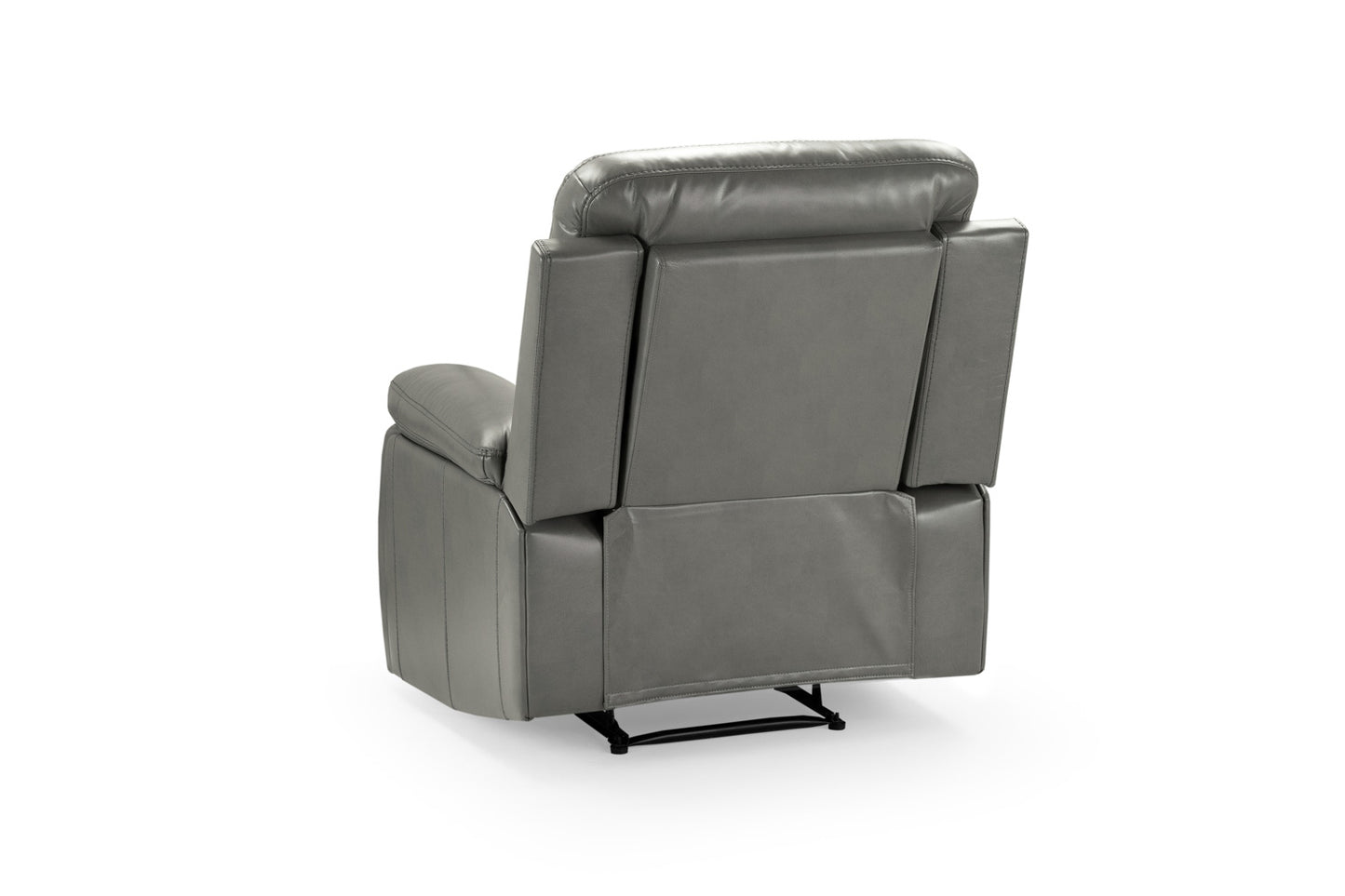 Cody 3+2+1 Grey Leather Recliner Sofa Set