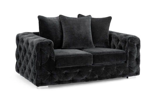 Ankara Grey Velvet 2 Seater Sofa