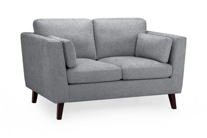 Aida Grey Chenille 2 Seater Sofa