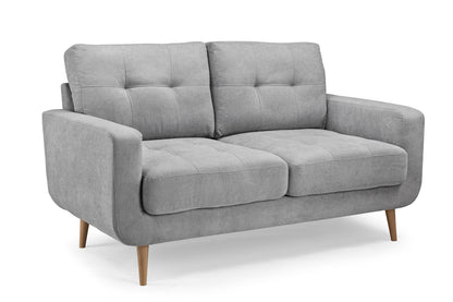 Aurora Grey Fabric 2 Seater Sofa