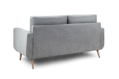 Aurora Grey Fabric 3 Seater Sofa