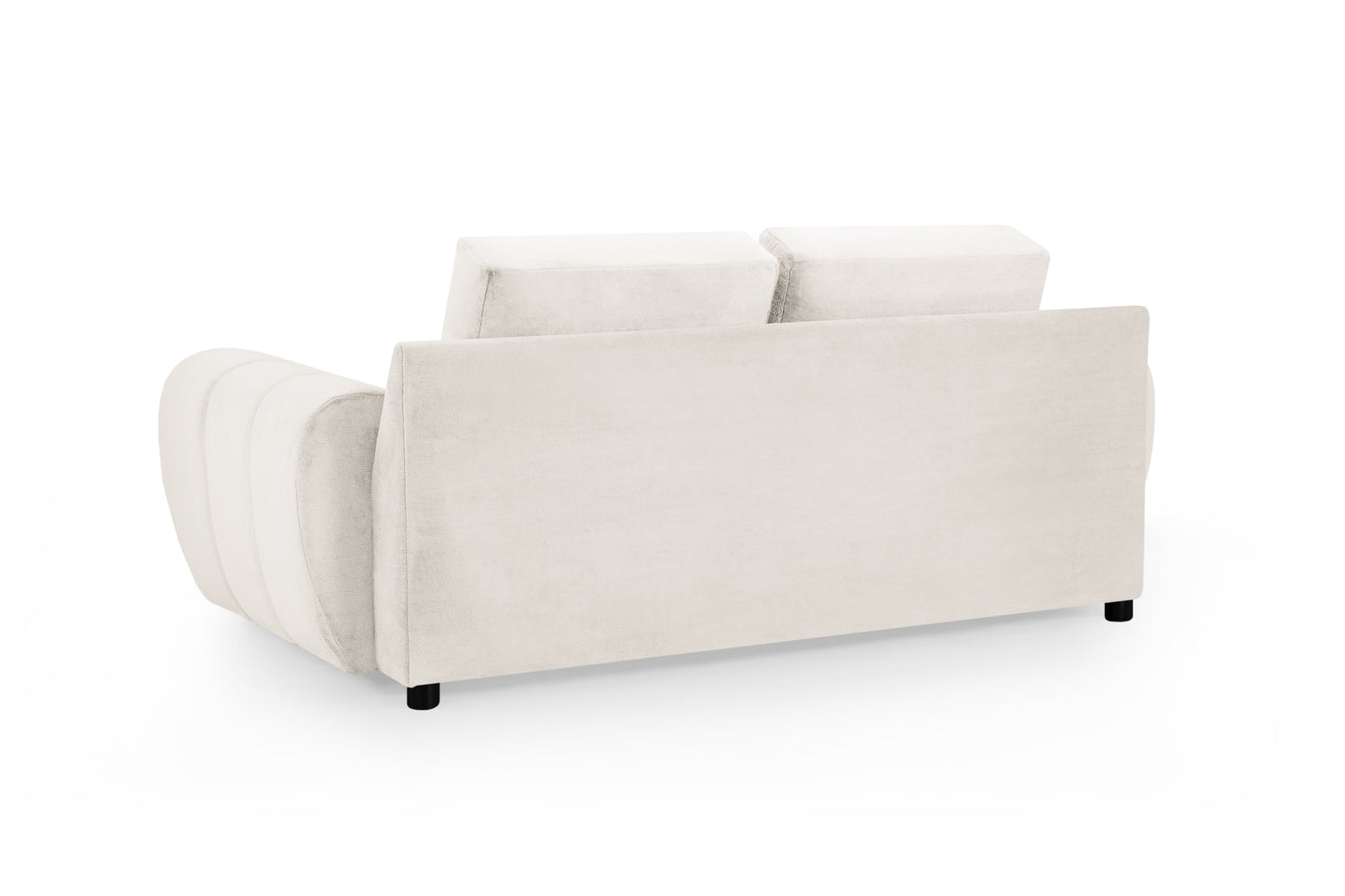Azzuro Cream Velvet 2 Seater Sofa