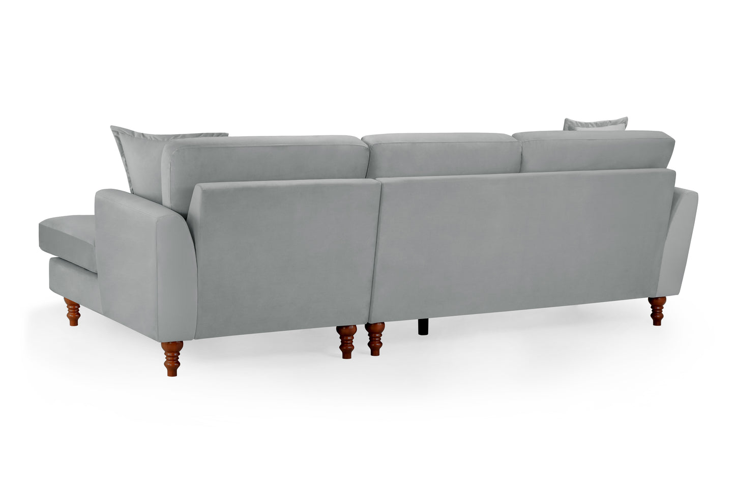 Bari Grey Fabric Right Hand Corner Sofa
