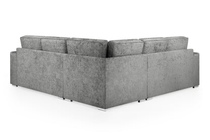Bentley Charcoal Grey Fabric Large Corner Sofa