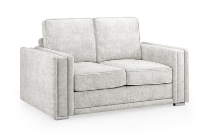 Bentley Silver Fabric 2 Seater Sofa