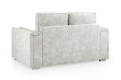 Bentley Silver Fabric 2 Seater Sofa