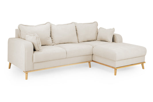 Briar Beige Fabric Right Hand Corner Sofa
