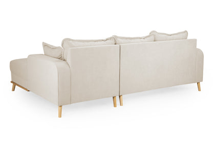 Briar Beige Fabric Right Hand Corner Sofa