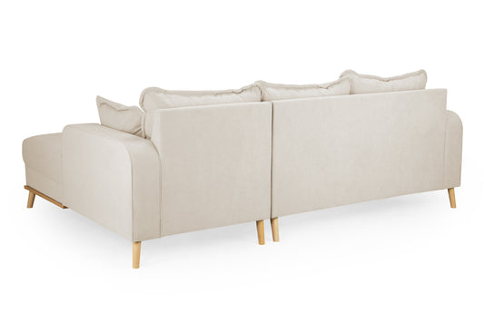 Briar Beige Fabric Right Hand Corner Sofa
