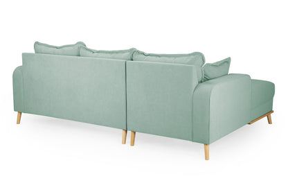 Briar Blue Fabric Left Hand Corner Sofa