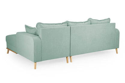 Briar Blue Fabric Right Hand Corner Sofa