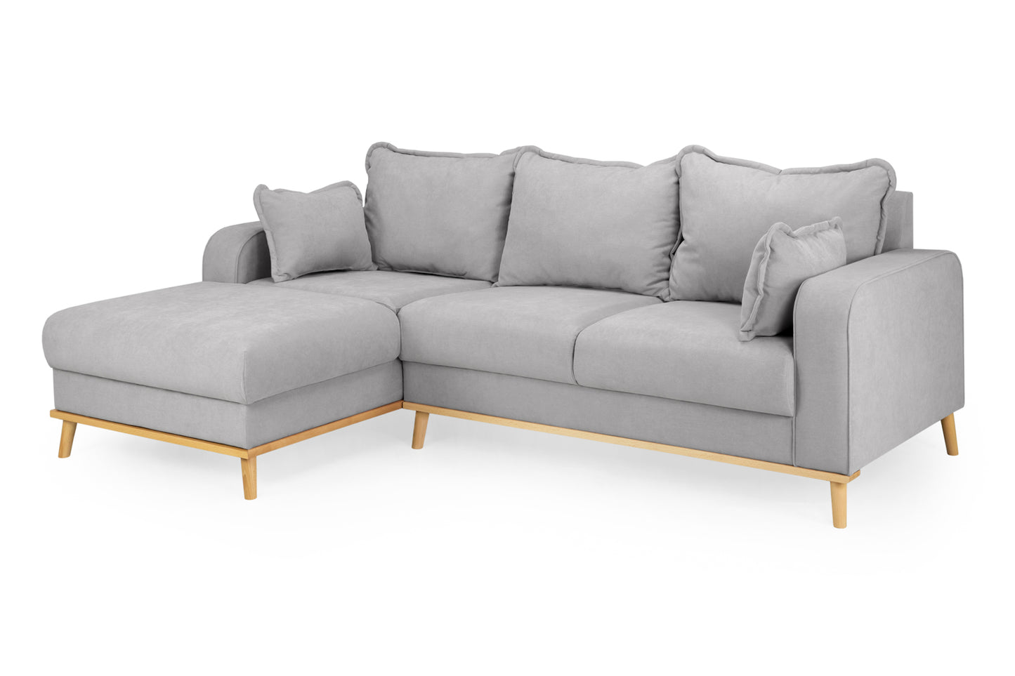 Briar Grey Fabric Left Hand Corner Sofa