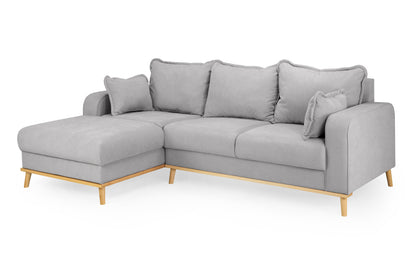 Briar Grey Fabric Left Hand Corner Sofa