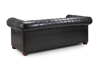 Chesterfield Black 3 Seater Sofa