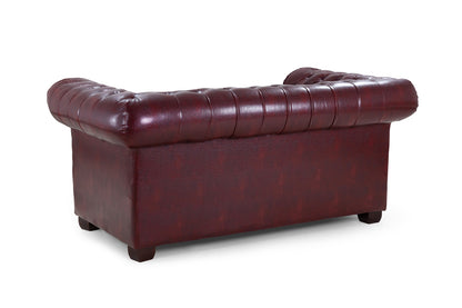 Chesterfield Oxblood Red 2 Seater Sofa