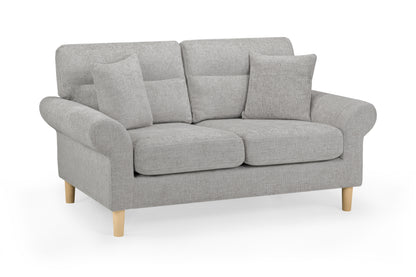 Florence Grey Fabric 2 Seater Sofa