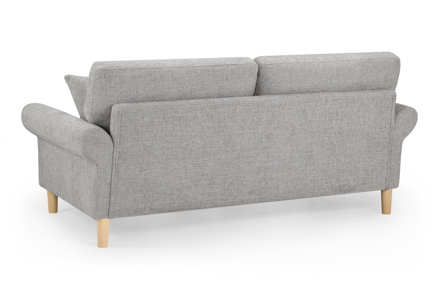 Florence Grey Fabric 3 Seater Sofa