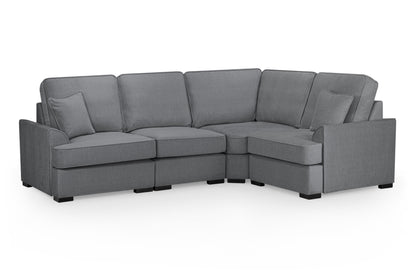Funk Grey Fabric Right Hand Corner Sofa