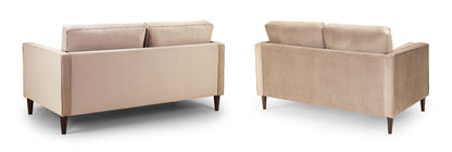 Harper Beige 3 and 2 Seater Sofa