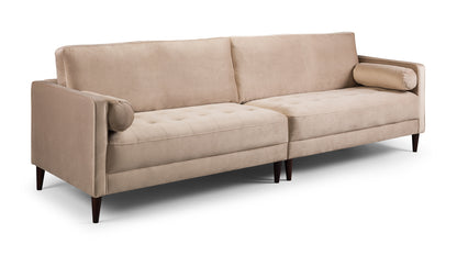 Harper Beige 4 Seater Sofa