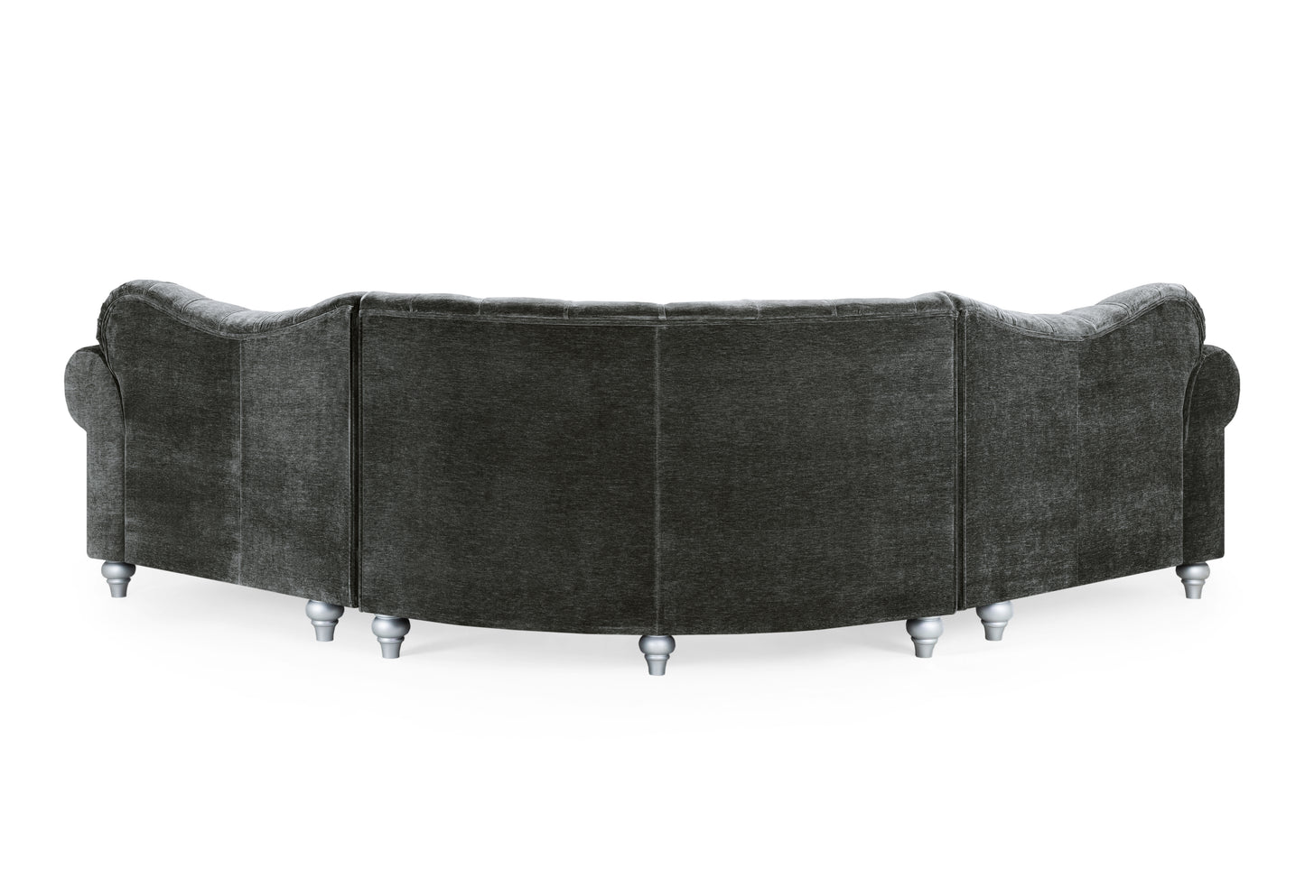 Jubilee Grey Fabric Corner Sofa