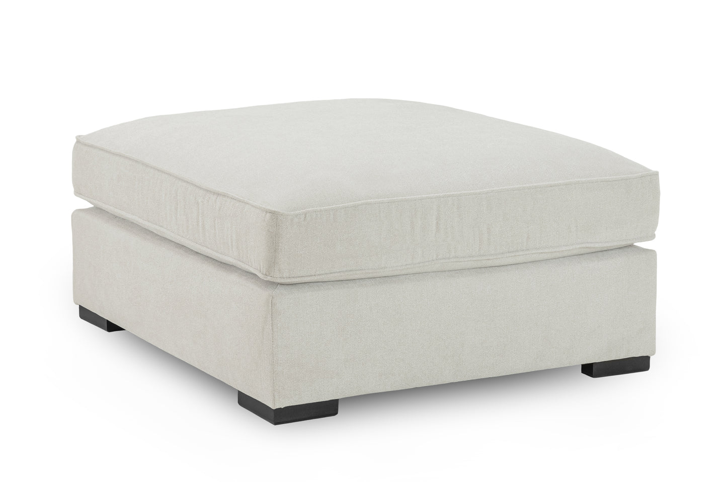 Monaco Stone Fabric Footstool