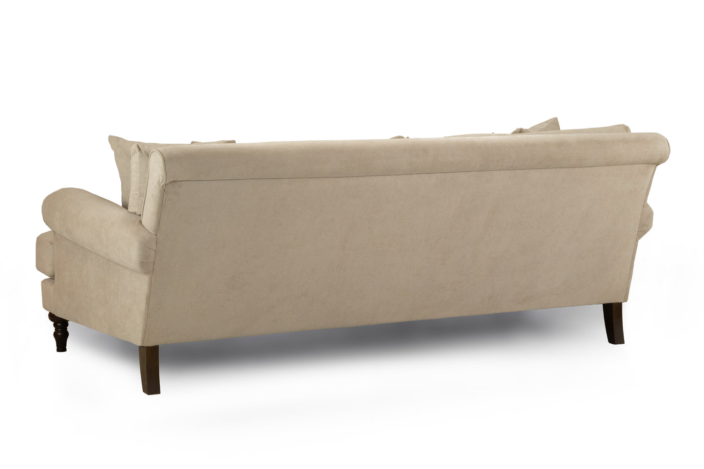Summer Beige Fabric 4 Seater Sofa
