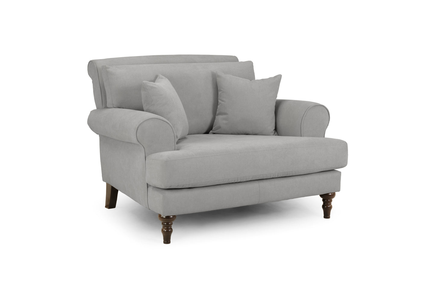 Summer Grey Fabric Armchair